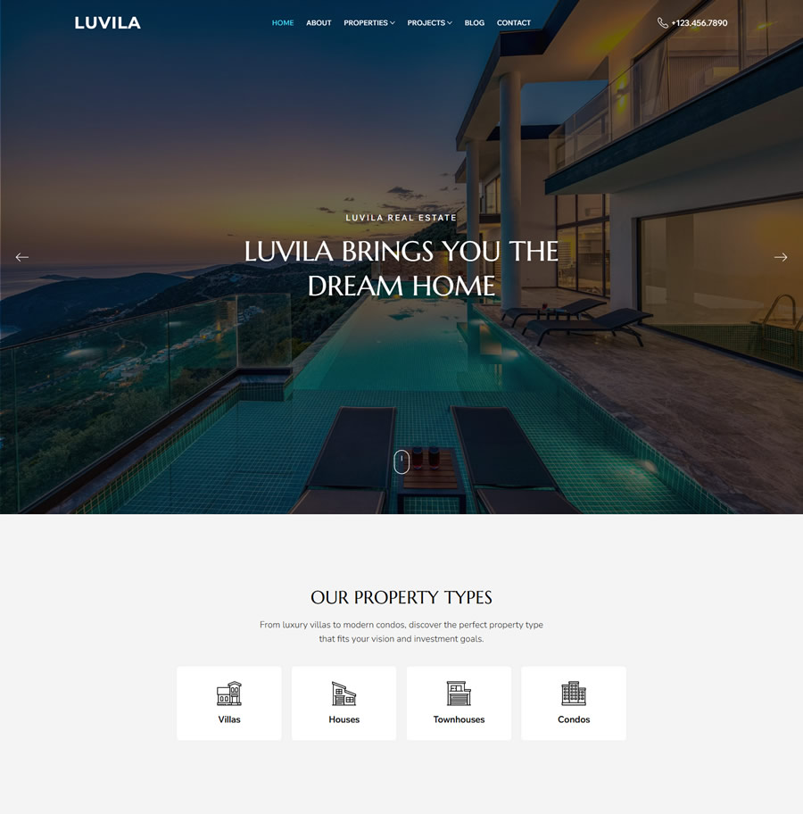 Wix Template for Real Estate Agency & Property Sales